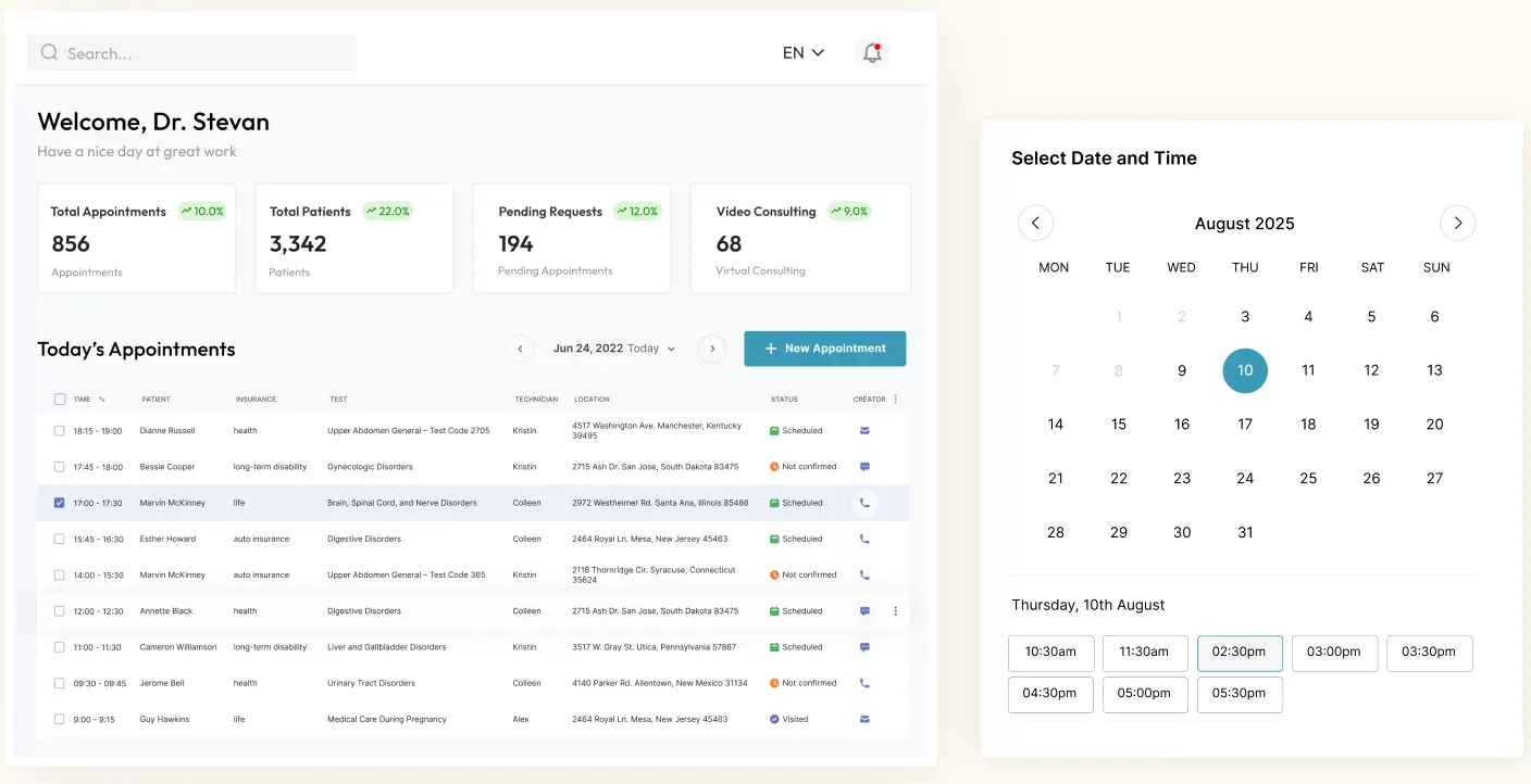 Healthcare Appointment Booking Chatbot