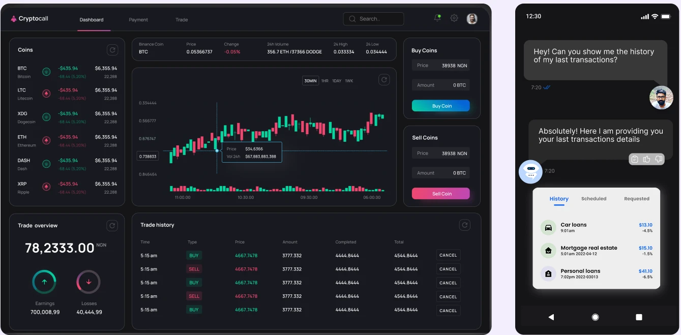 AI Chatbot for Crypto Customer Support