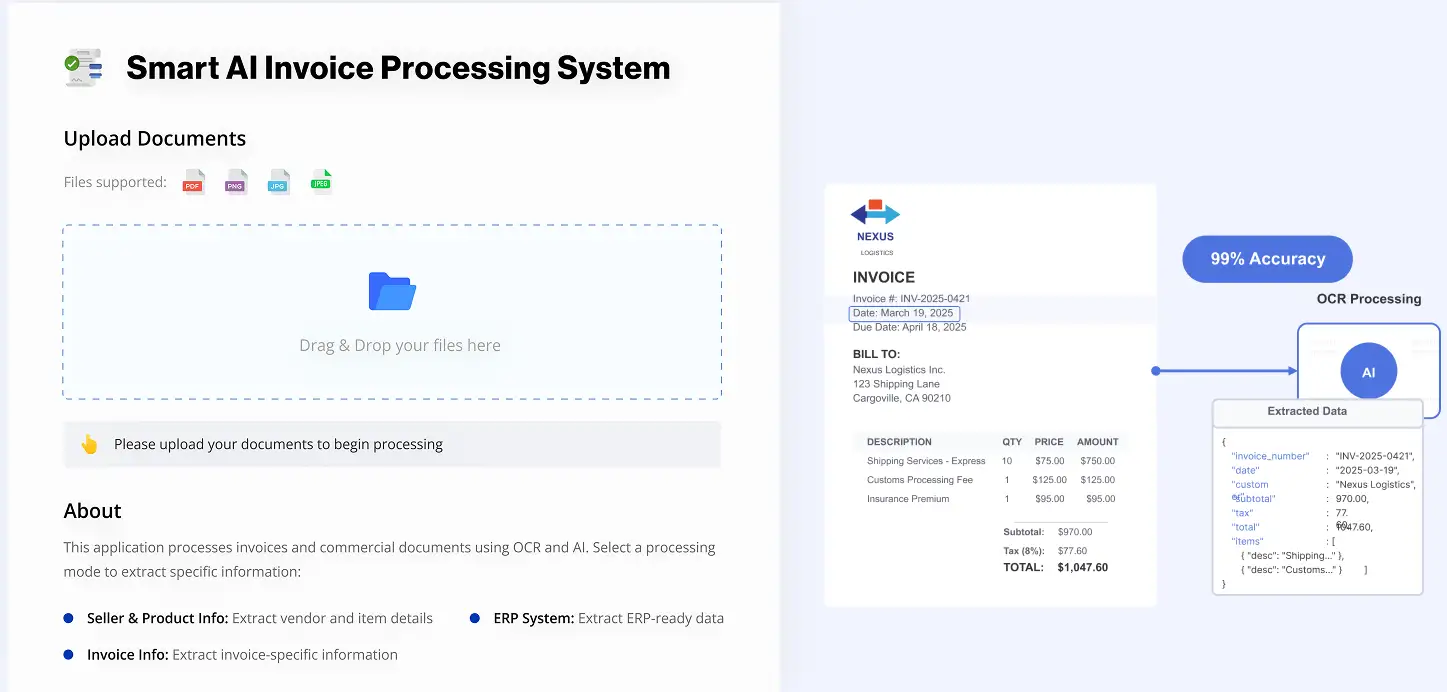 Smart AI Invoice Processing